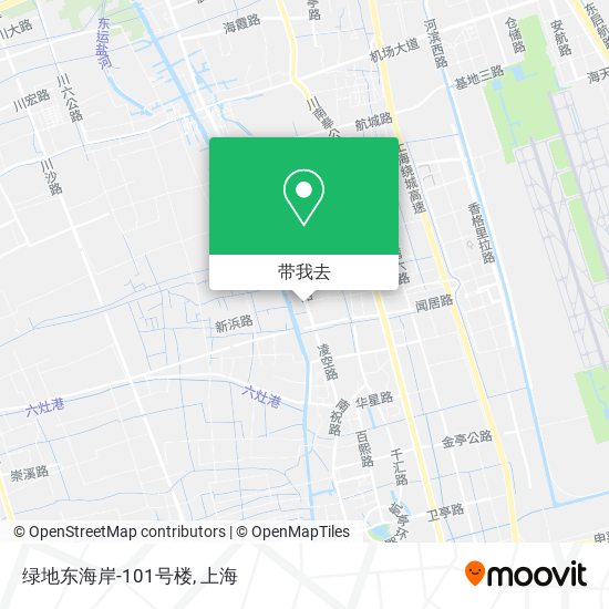 绿地东海岸-101号楼地图
