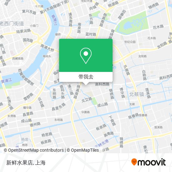 新鲜水果店地图