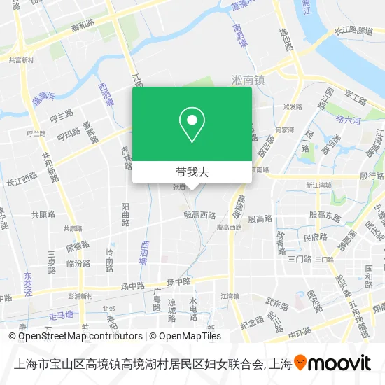上海市宝山区高境镇高境湖村居民区妇女联合会地图