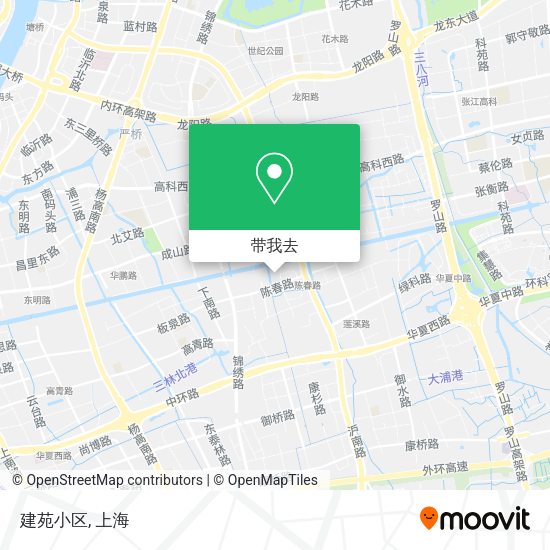 建苑小区地图
