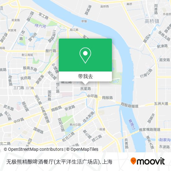无极熊精酿啤酒餐厅(太平洋生活广场店)地图