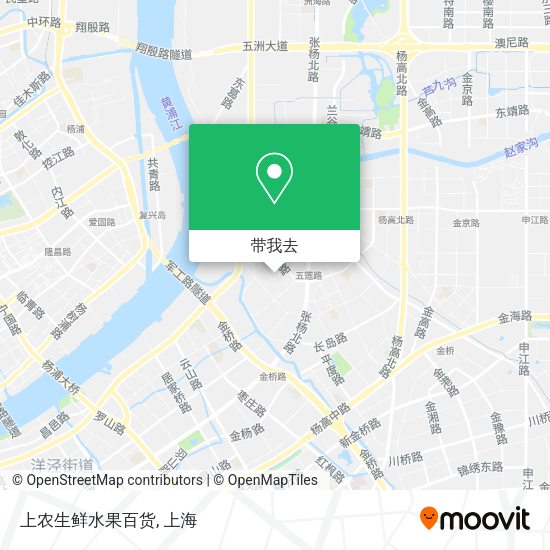 上农生鲜水果百货地图