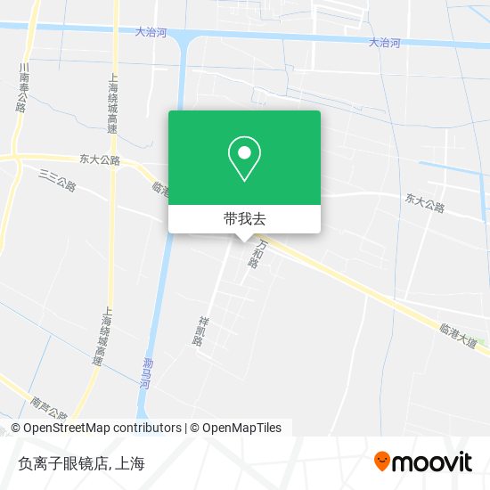 负离子眼镜店地图