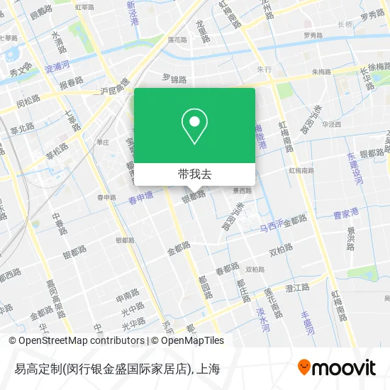 易高定制(闵行银金盛国际家居店)地图
