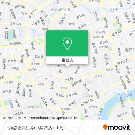 上海静谧法租界(武康路店)地图
