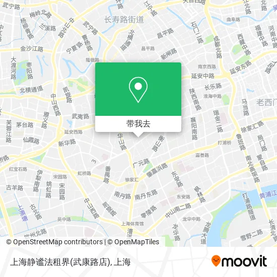 上海静谧法租界(武康路店)地图