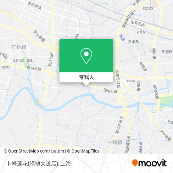 卜蜂莲花(绿地大道店)地图