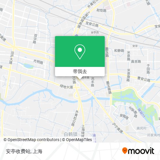 安亭收费站地图