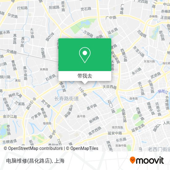 电脑维修(昌化路店)地图