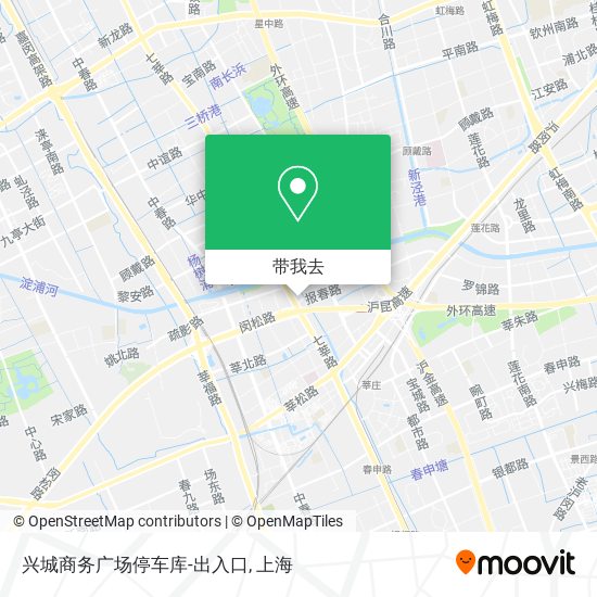 兴城商务广场停车库-出入口地图