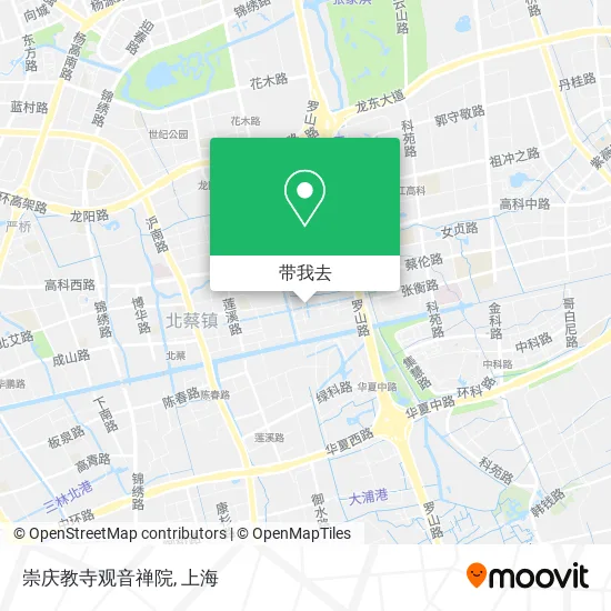 崇庆教寺观音禅院地图