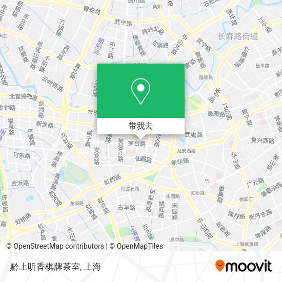 黔上听香棋牌茶室地图