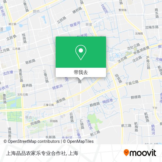 上海晶品农家乐专业合作社地图