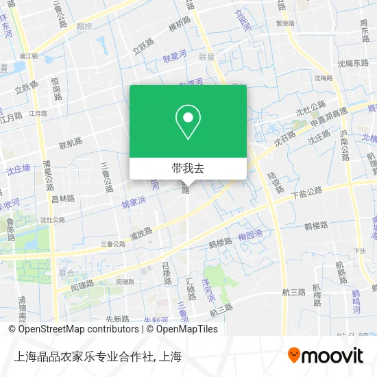 上海晶品农家乐专业合作社地图