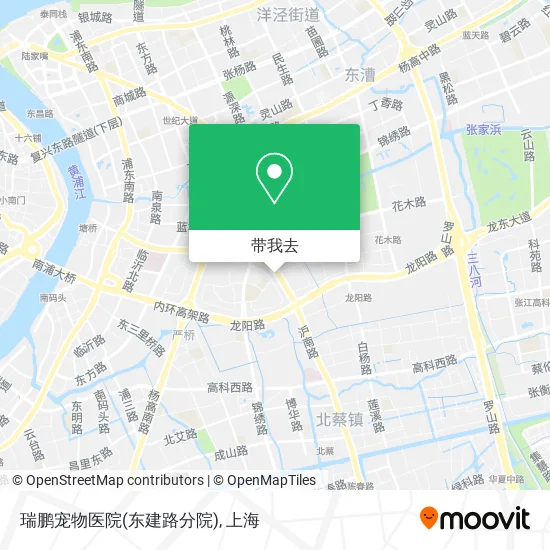 瑞鹏宠物医院(东建路分院)地图