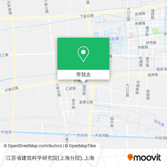江苏省建筑科学研究院(上海分院)地图
