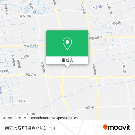 南京汤包馆(坦直路店)地图