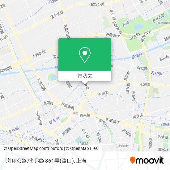 浏翔公路/浏翔路861弄(路口)地图