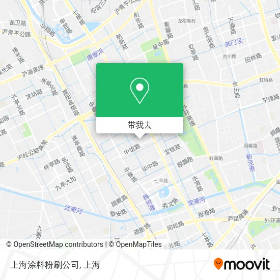 上海涂料粉刷公司地图