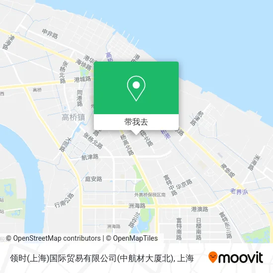 领时(上海)国际贸易有限公司(中航材大厦北)地图