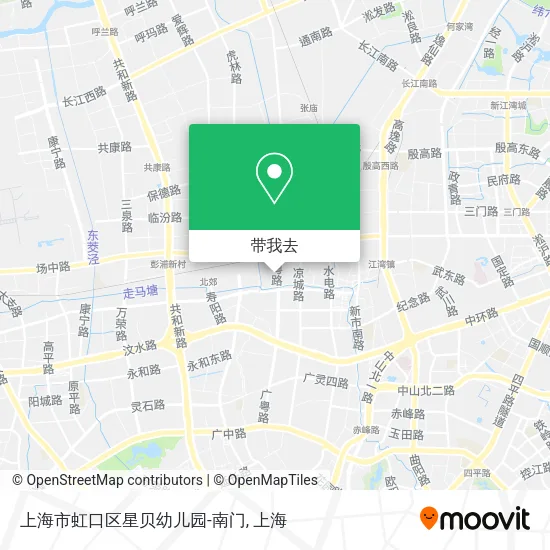 上海市虹口区星贝幼儿园-南门地图