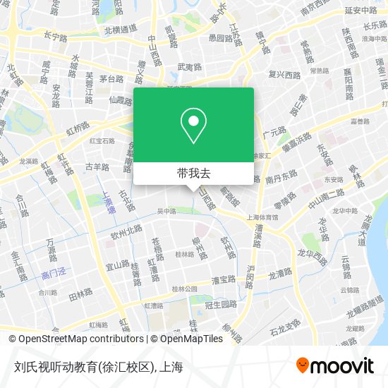 刘氏视听动教育(徐汇校区)地图