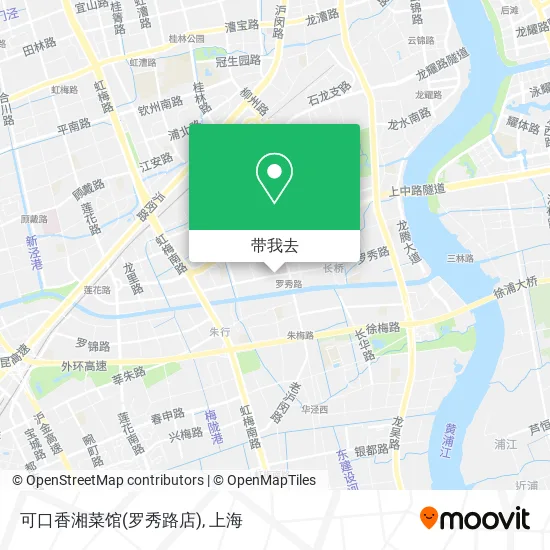 可口香湘菜馆(罗秀路店)地图