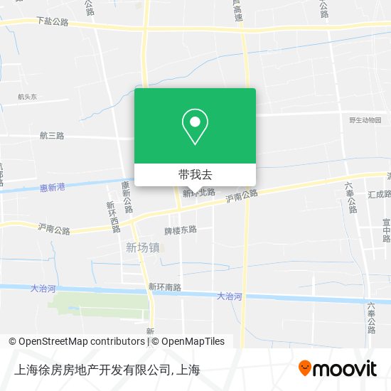 上海徐房房地产开发有限公司地图