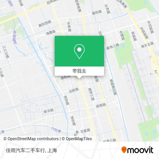 佳雨汽车二手车行地图