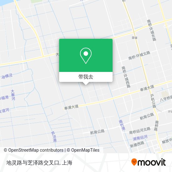 地灵路与芝泽路交叉口地图