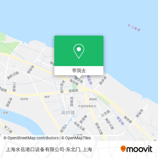 上海水岳港口设备有限公司-东北门地图