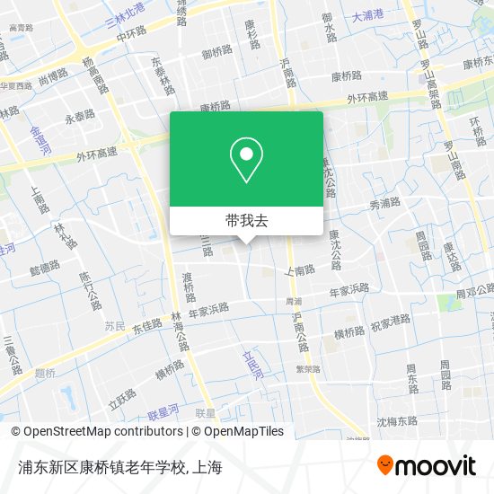 浦东新区康桥镇老年学校地图