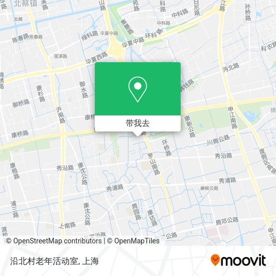 沿北村老年活动室地图