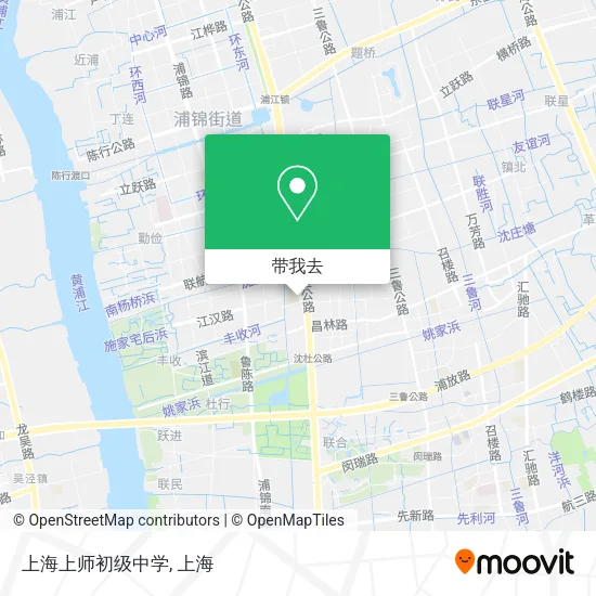 上海上师初级中学地图