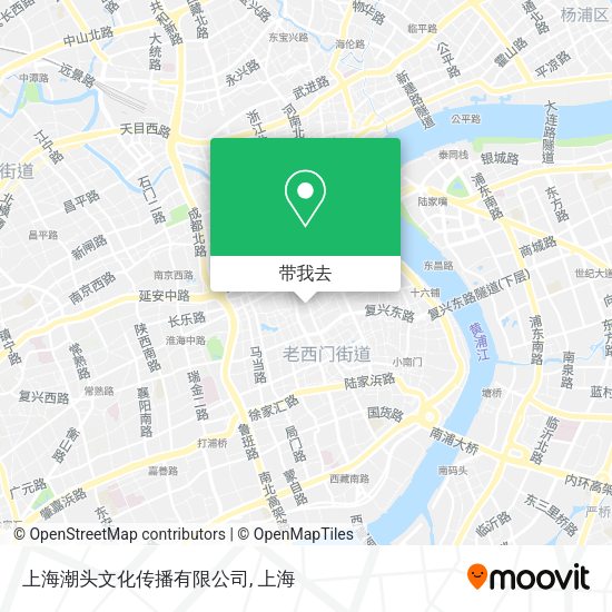 上海潮头文化传播有限公司地图