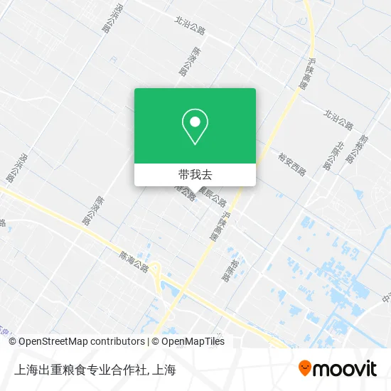 上海出重粮食专业合作社地图
