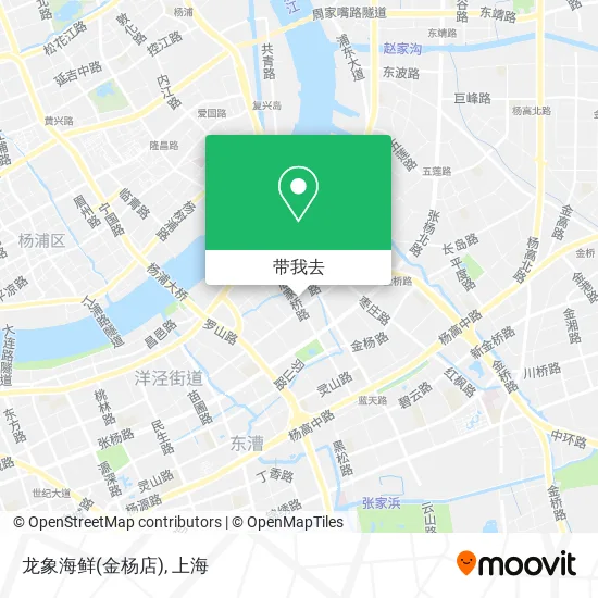 龙象海鲜(金杨店)地图