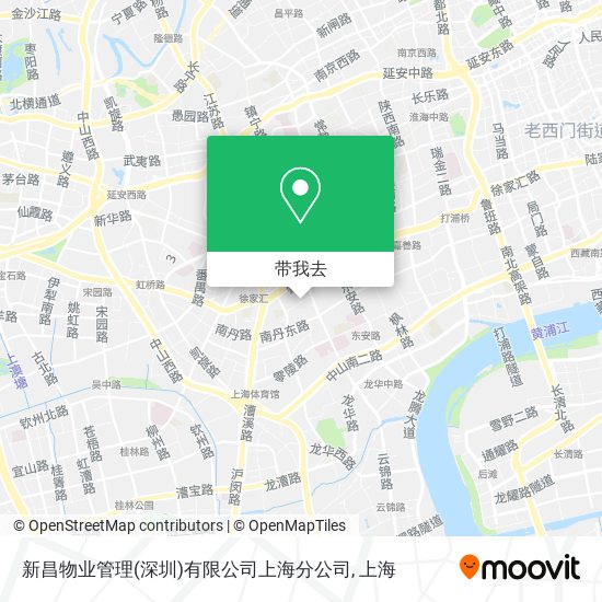 新昌物业管理(深圳)有限公司上海分公司地图