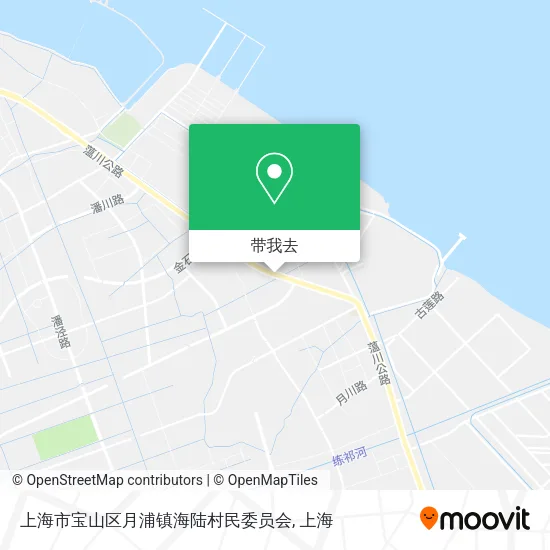 上海市宝山区月浦镇海陆村民委员会地图