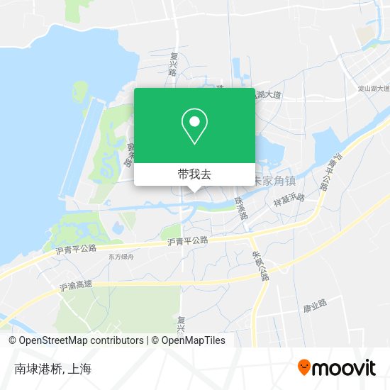 南埭港桥地图