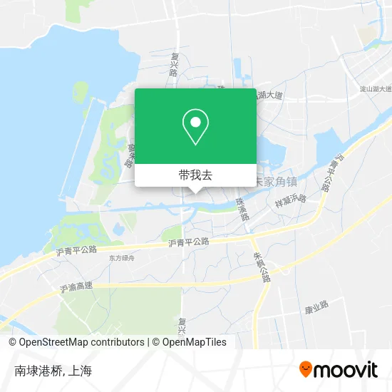 南埭港桥地图