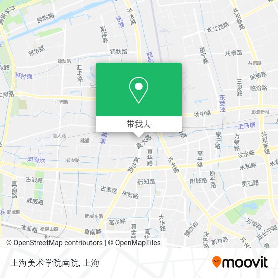 上海美术学院南院地图