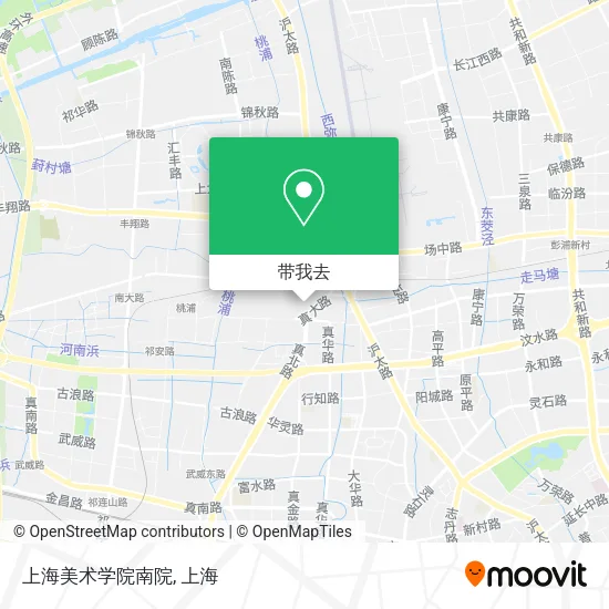 上海美术学院南院地图