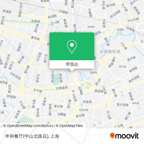 申和餐厅(中山北路店)地图