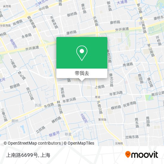 上南路6699号地图