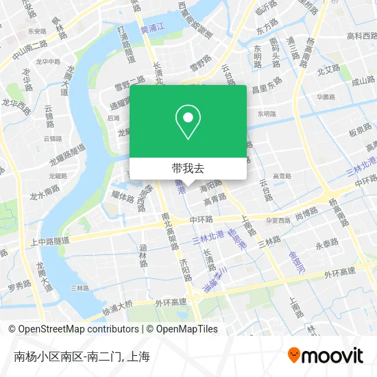 南杨小区南区-南二门地图