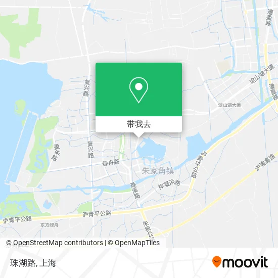 珠湖路地图
