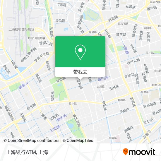 上海银行ATM地图
