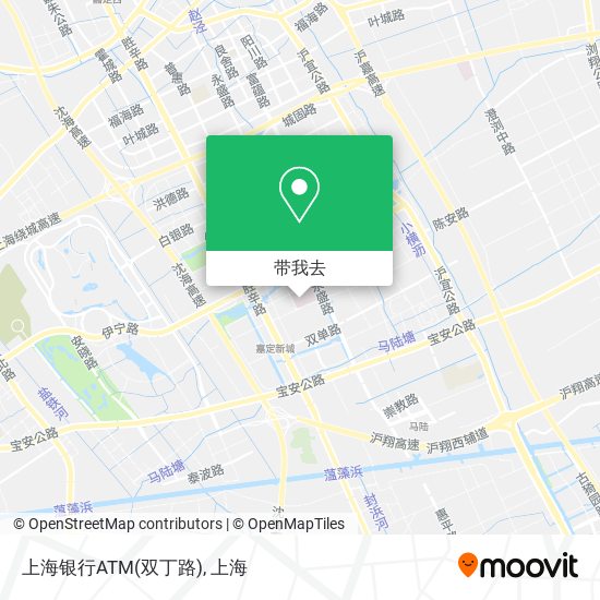 上海银行ATM(双丁路)地图