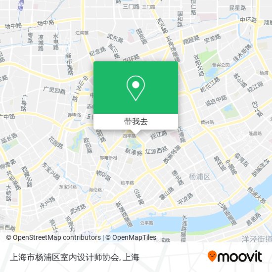上海市杨浦区室内设计师协会地图